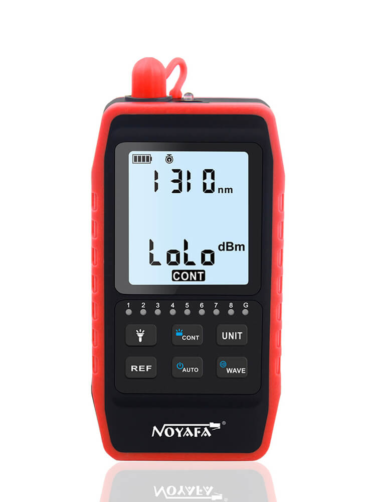 NOYAFA NF-908 Series Optical Power Meter with Visual Fault Locator and  Network Cable Tester