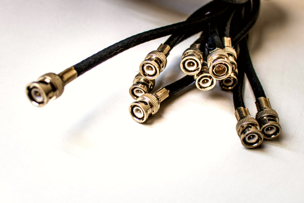 What are the characteristics of a coaxial network cable