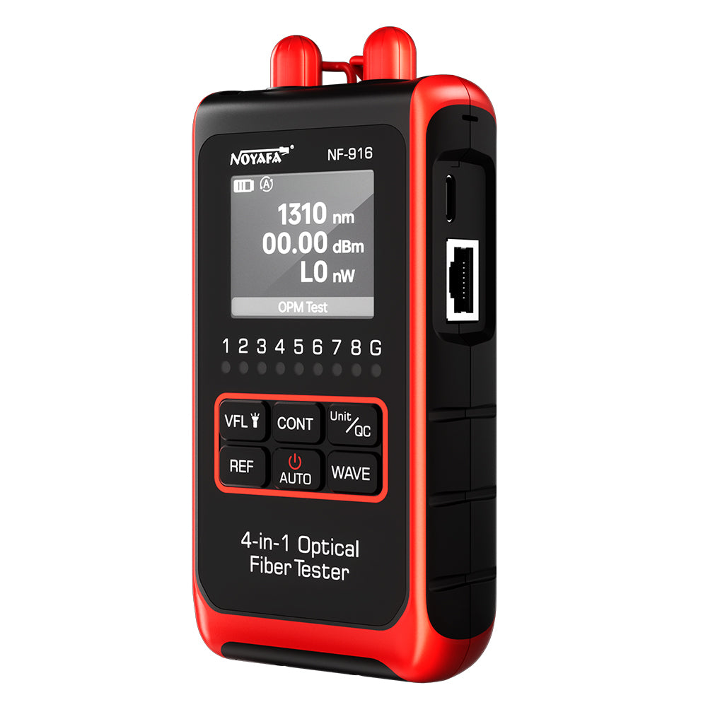 NOYAFA NF-916 Laser Distance Measurer: Next-Gen Mini Optical-Fiber Cable Tester