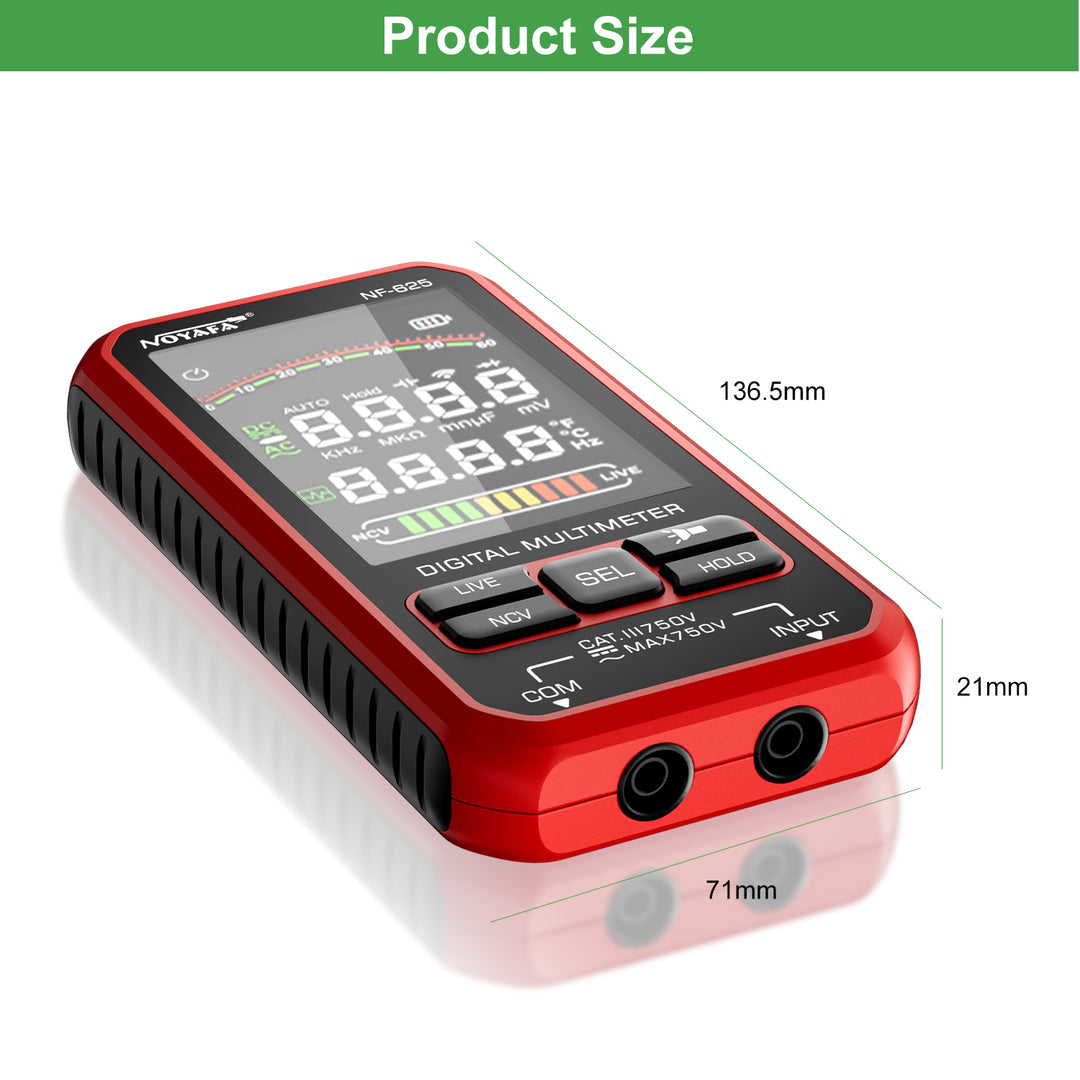 NOYAFA NF-625 Multimeter-stabilità digitale, precisione, durata