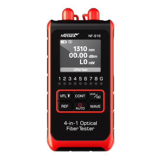 NOYAFA NF-916 Laser Distance Measurer: Next-Gen Mini Optical-Fiber Cable Tester