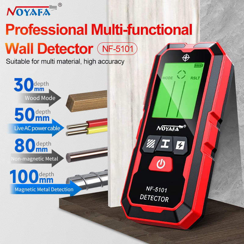 Detctor de pared noyafa NF-5101 con multifuncional, adecuado para material múltiple, alta precisión