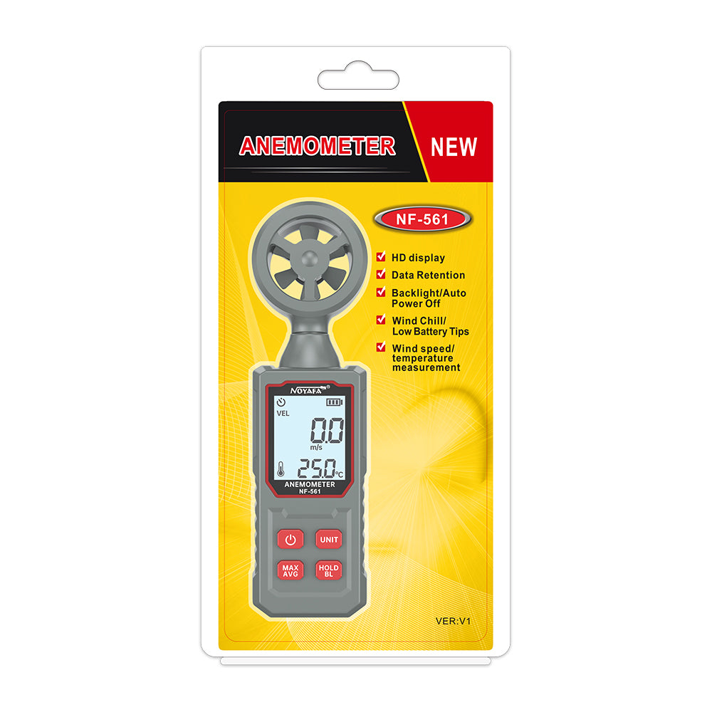 Noyafa NF-561 고정밀 Min Idigital anmometer