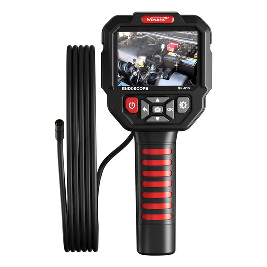 NOYAFA NF-615 Industrial Handheld HD Endoscope Camera with 3.5-inch IPS Screen, IP67 Waterproof, 1080P Resolution, and Flexible Cable