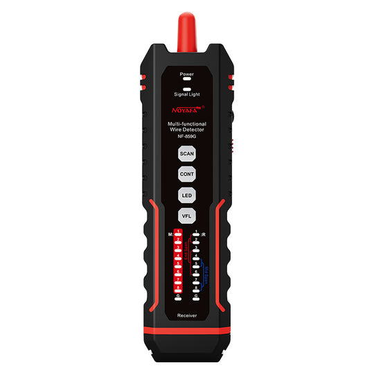 [New Arrival] NOYAFA NF-859GT Ethernet & Fiber Multi Cable Tester with a Unique Receiver Integrating a Variety of Functions of Alignment Test, VFL, PoE