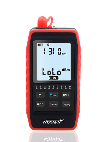 Noyafa NF-908 Series Power Power Meter مع تحديد موقع الصدع المرئي واختبار كبل الشبكة