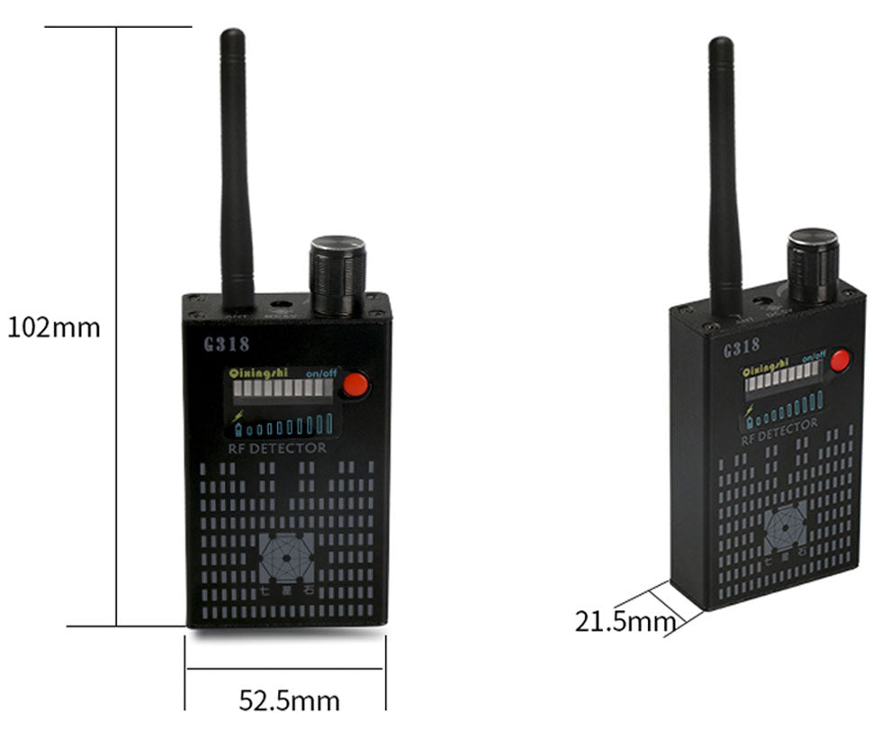 Noyafa G318 Portable RF Detector for Hidden Cameras & Bugs