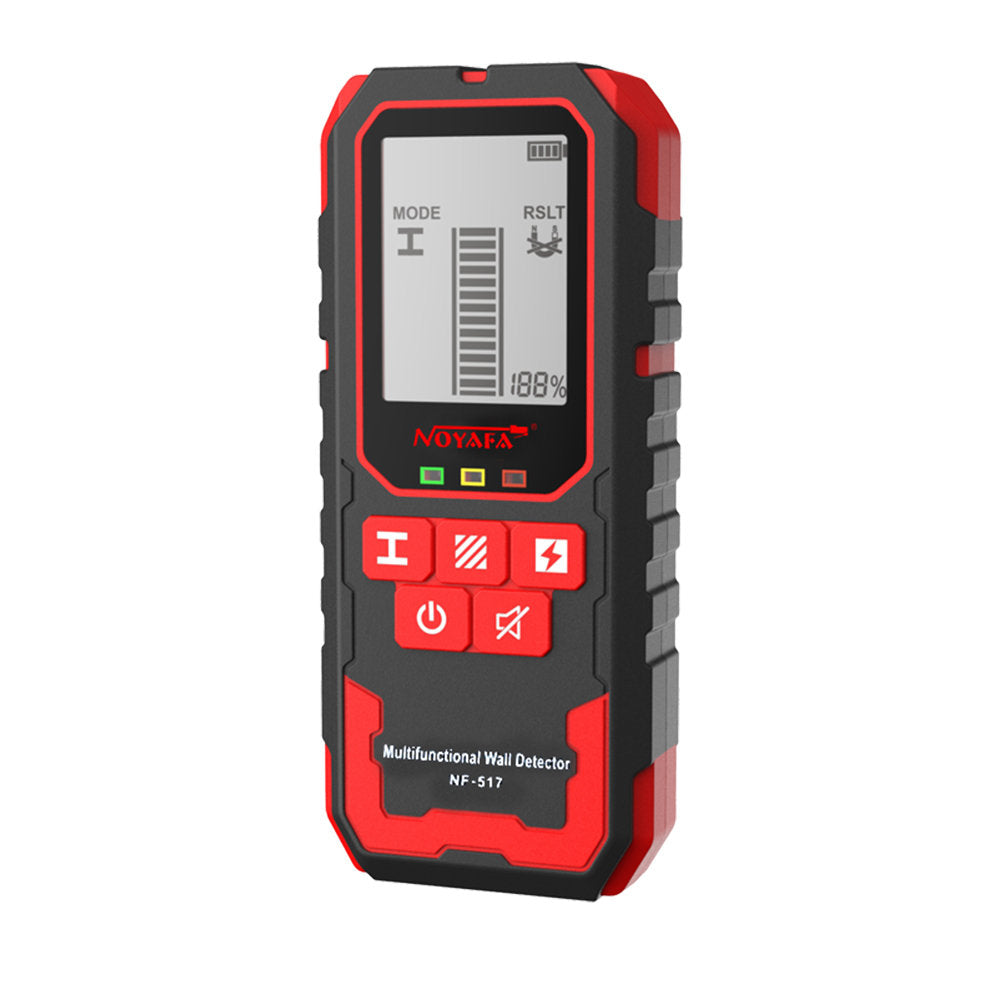 Noyafa NF-517 Finder de pared del buscador de sementales, detector de sementales 3 en 1 con pantalla LCD