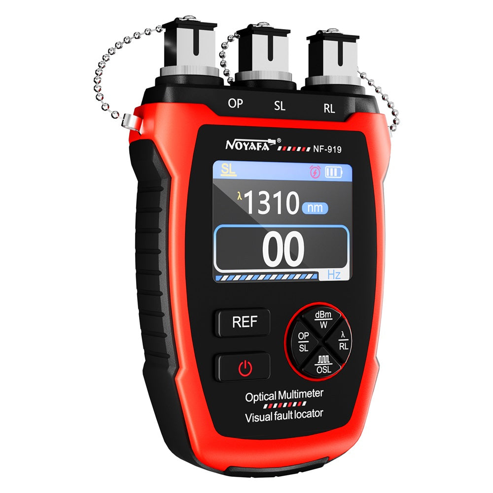 NOYAFA NF-919 Multifunctional Optical Fiber Tester: Integrated Optical Power Meter, Light Source, and VFL