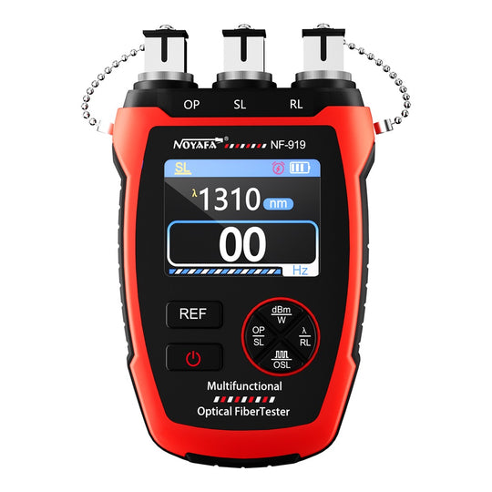 NOYAFA NF-919 Multifunctional Optical Fiber Tester: Integrated Optical Power Meter, Light Source, and VFL