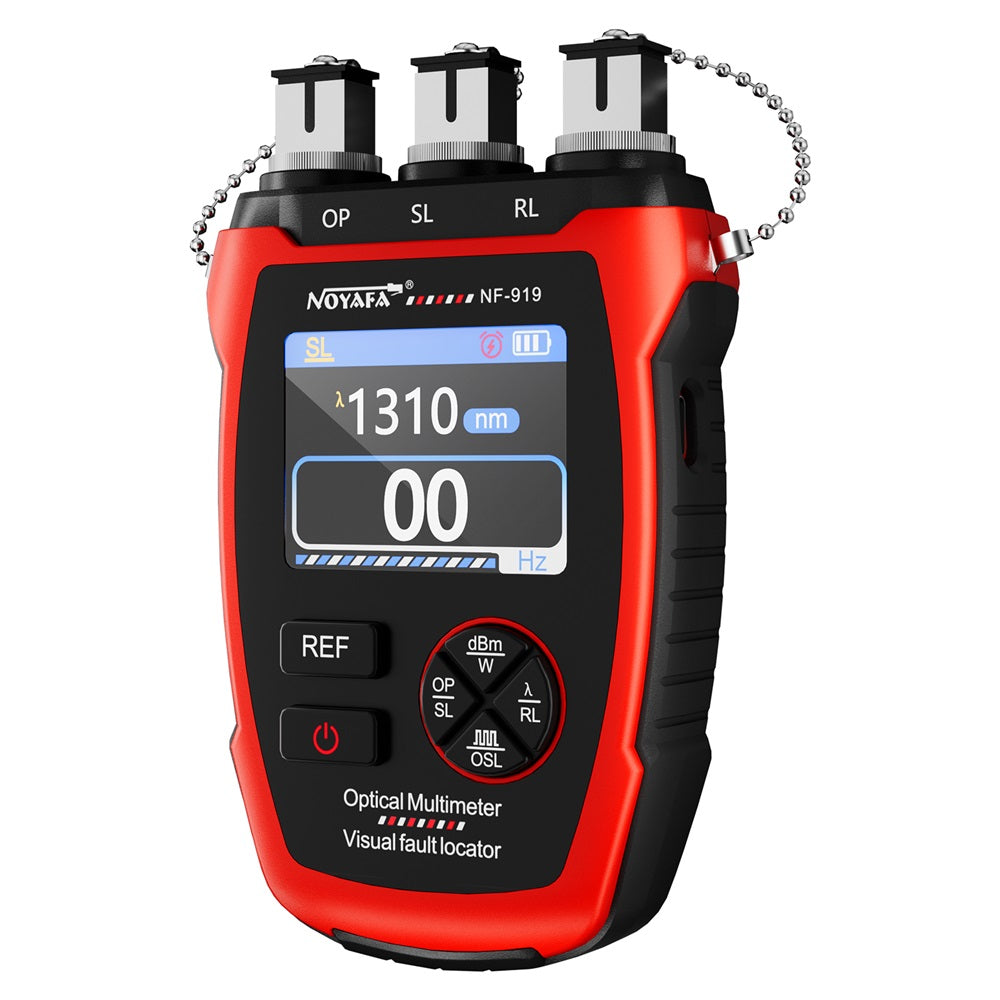 NOYAFA NF-919 Multifunctional Optical Fiber Tester: Integrated Optical Power Meter, Light Source, and VFL