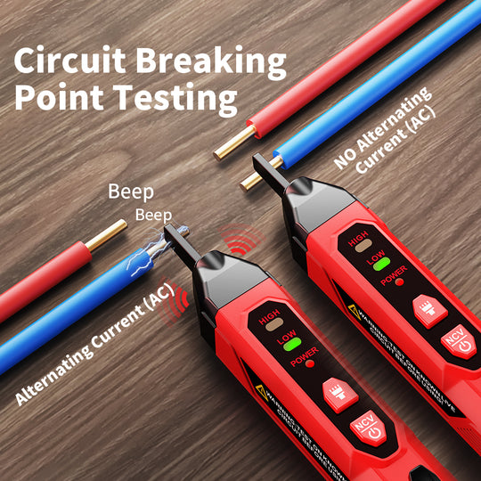 [New Arrival]NOYAFA NF-606 Non-Contact Voltage Detector：Easy Operation, Sensitivity Switching, Dark Mode, Energy Saving, and Low Voltage reminder