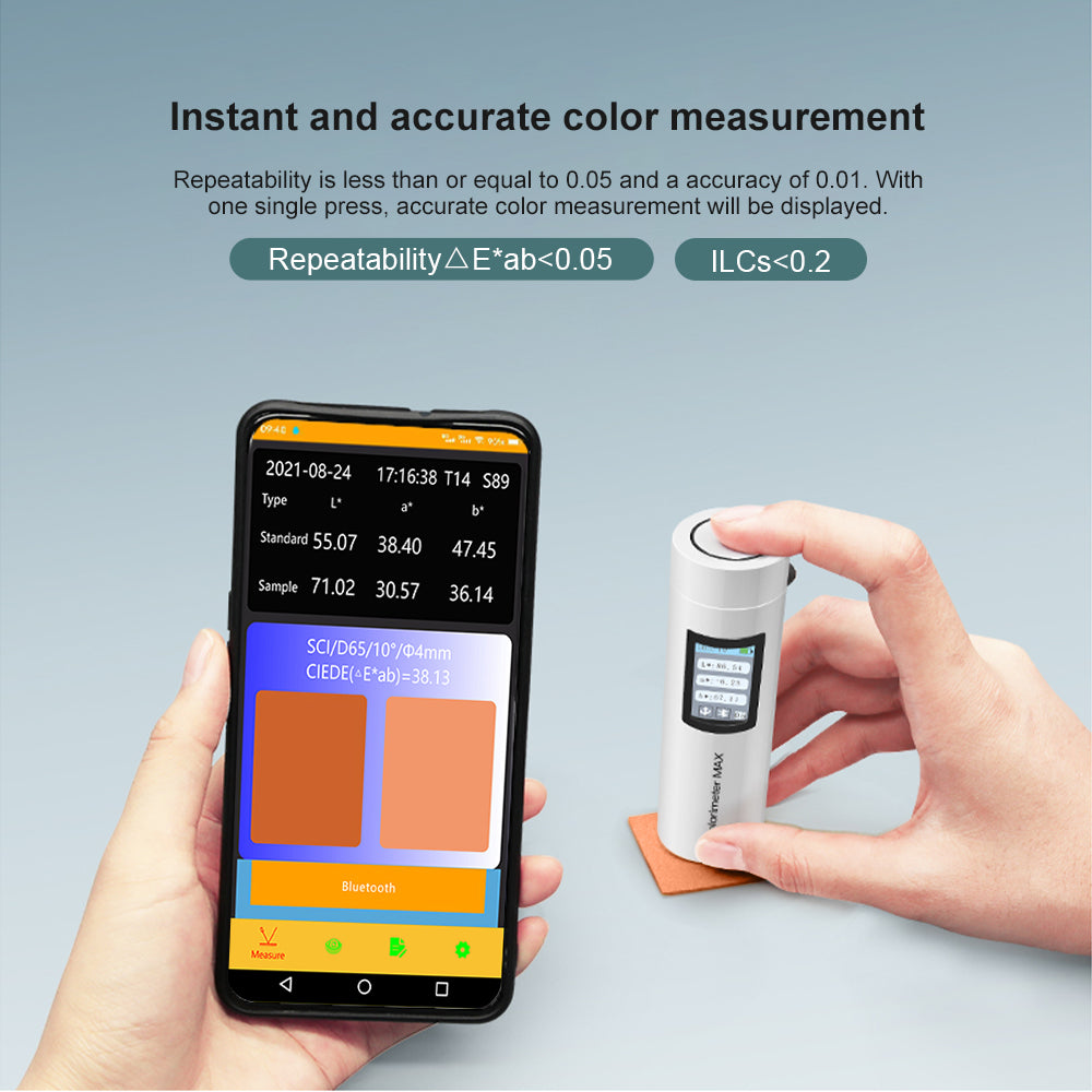 NOYAFA NF-CM01 Color Reader with Combination of Spectrophotometer and Colorimeter for Instand and Accurate Color Measurement and Matching