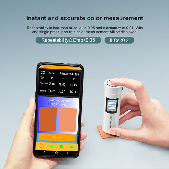 NOYAFA NF-CM01 Color Reader with Combination of Spectrophotometer and Colorimeter for Instand and Accurate Color Measurement and Matching