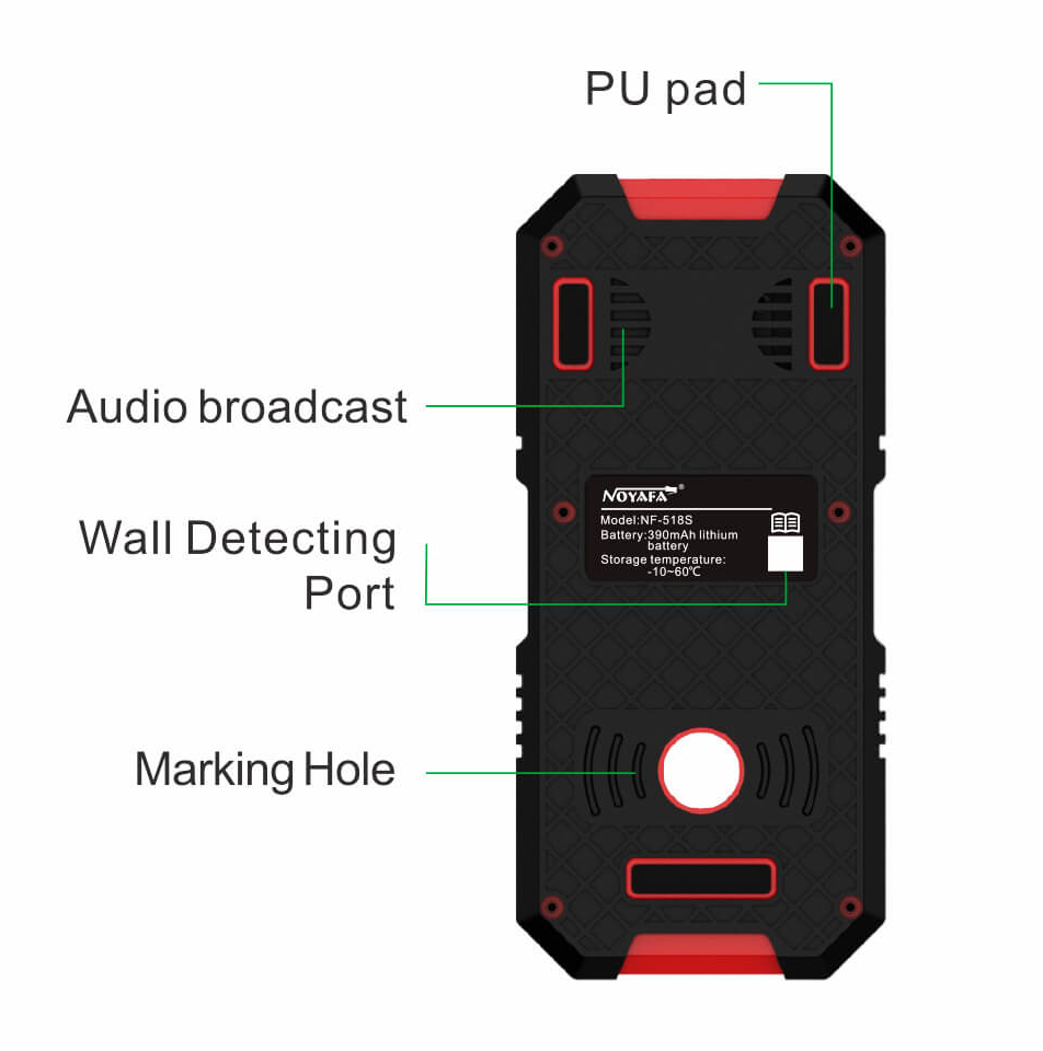 NOYAFA NF-518S Multifunctional digital detector Stud Finder. Metal Detection/ Wooden Detection/ AC Power Detection