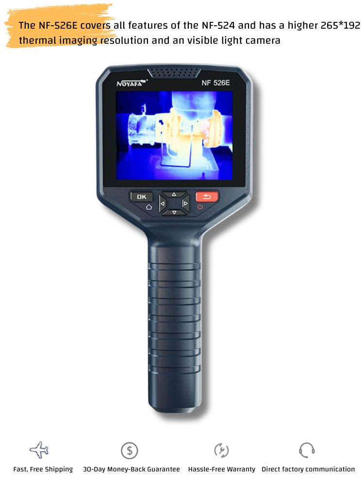 NOYAFA NF-524 Precision Detector: Multifunctional Thermal Imager for Real-Time Fault Localization and Smart Temperature Monitoring