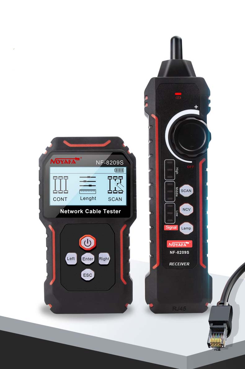 Factory Price NOYAFA NF-8508 Wire Tester and Tracer For RJ11/45, PoE, Fiber  Optic