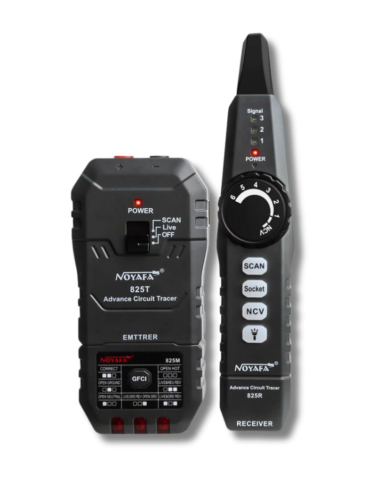 Noyafa NF-825tmr Advanced Circuit Tracer & Breaker Finder con tester di uscita GFCI