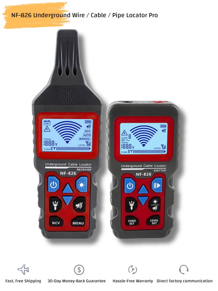 Noyafa NF-825tmr Advanced Circuit Tracer & Breaker Finder con tester di uscita GFCI