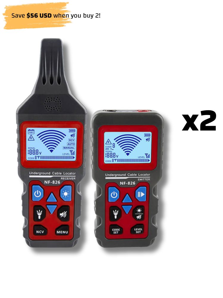 Noyafa NF-826 Drahttracer für unterirdische und Wandelektrische Drähte und Rohre