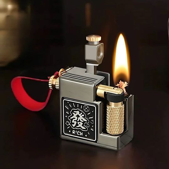 Creative Bird Design Kerosene Lighter - Semi-Automatic Mechanical Lighter, Perfect as a Premium Gift, Desktop Decoration, or Collectible