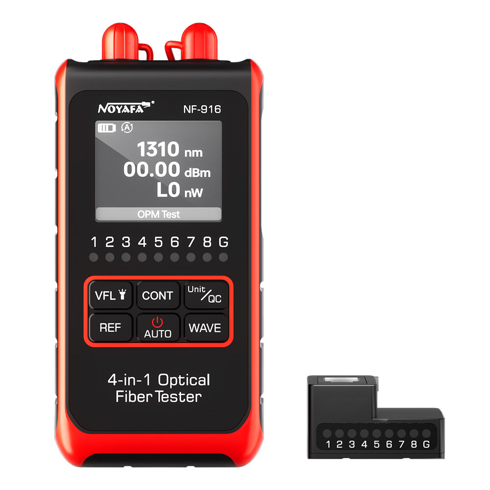 NOYAFA NF-916 Laser Distance Measurer: Next-Gen Mini Optical-Fiber Cable Tester