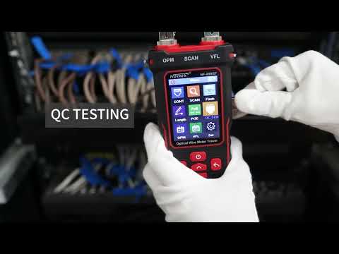 [New Arrival] NOYAFA NF-859GT Ethernet & Fiber Multi Cable Tester with a Unique Receiver Integrating a Variety of Functions of Alignment Test, VFL, PoE